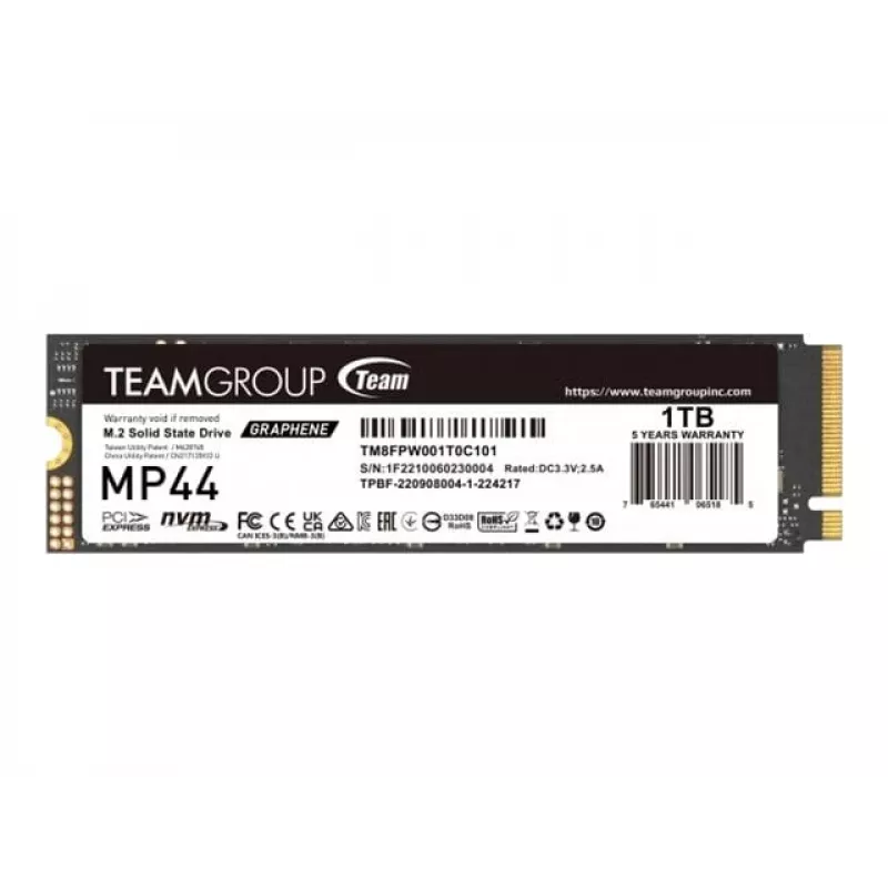 Team Group MP44 - SSD - 1 TB - sisemine - M.2 2280 - PCIe 4.0 x4 (NVMe)