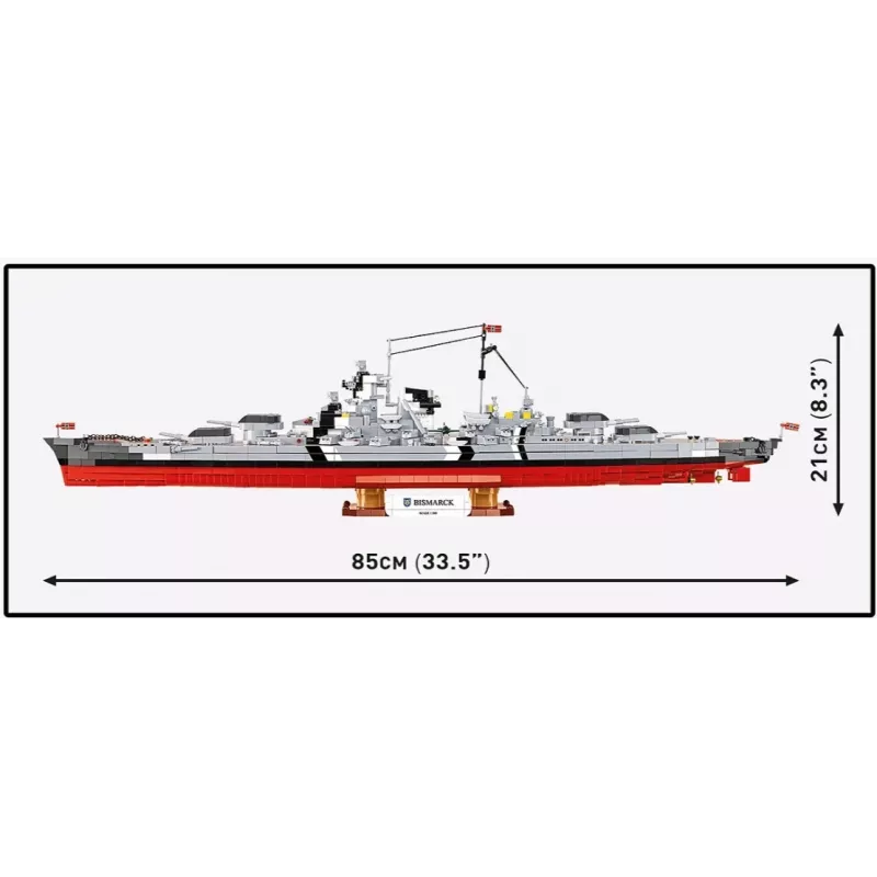 Ehituskomplekt Cobi lahingulaev Bismarck, 3204 osaga – Cobi CO BI-4860