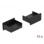 USB Type-A pistikupesa tolmukaitse DeLOCK 64102 must 10 tk