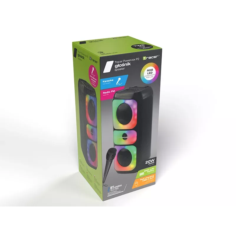 TRACER Tracer Powervox P2 TWS Bluetooth-kõrvaklapid, True Wireless Stereo, mudel TRAGLO47688