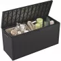 Välikast Keter 249722 270 L, ilmastikukindel grafiit, ristkülikukujuline 1180×440×580 mm