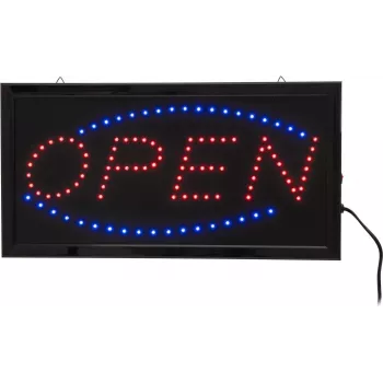 LED-silt EUROLITE OPEN 80500303 – valgustatud avatud silt, klassikaline disain