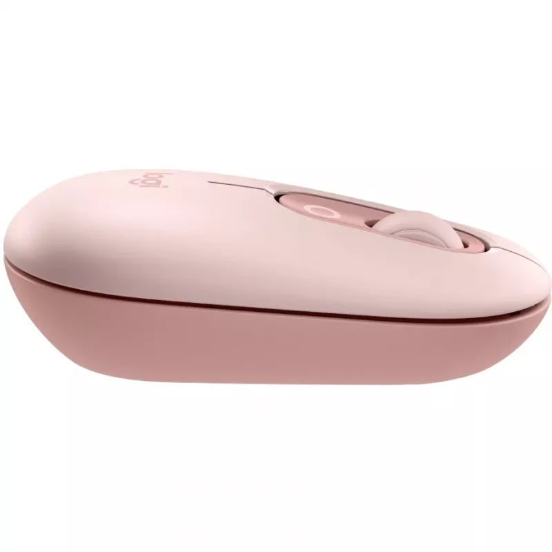 Logitech POP Icon Combo - klaviatuuri- ja hiirekomplekt - juhtmevaba - Bluetooth LE - QWERTY - US International - roosa, valkjas (920-013142)