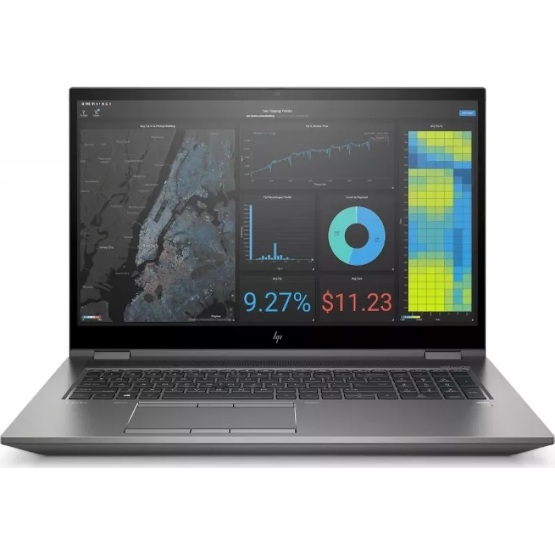 Sülearvuti HP Zbook Fury 17 G7 / i7 / RAM 64 GB / SSD / 17,3″ FHD (taastatud toode)