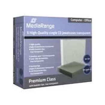 MEDIARANGE BOX31-T - ehtekarp - 1 plaat - läbipaistev - plastik - 120 mm - 140 mm