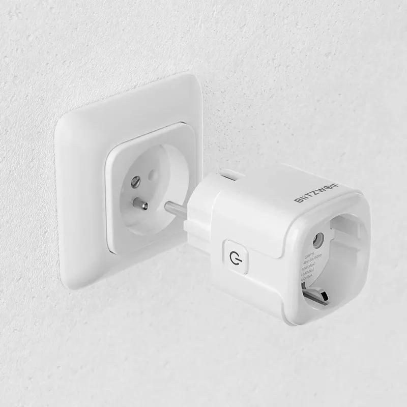 Nutipistik BlitzWolf BW-SHP15 ZigBee 3680W — seinapealne Wi‑Fi/ ZigBee ühilduv toiteväljund