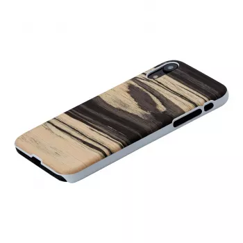man and wood telefonikohver iPhone XR-ile — Valge Ebony viimistlus