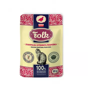 FOLK Delicious traditional polish quail - märg kassitoit - 85g