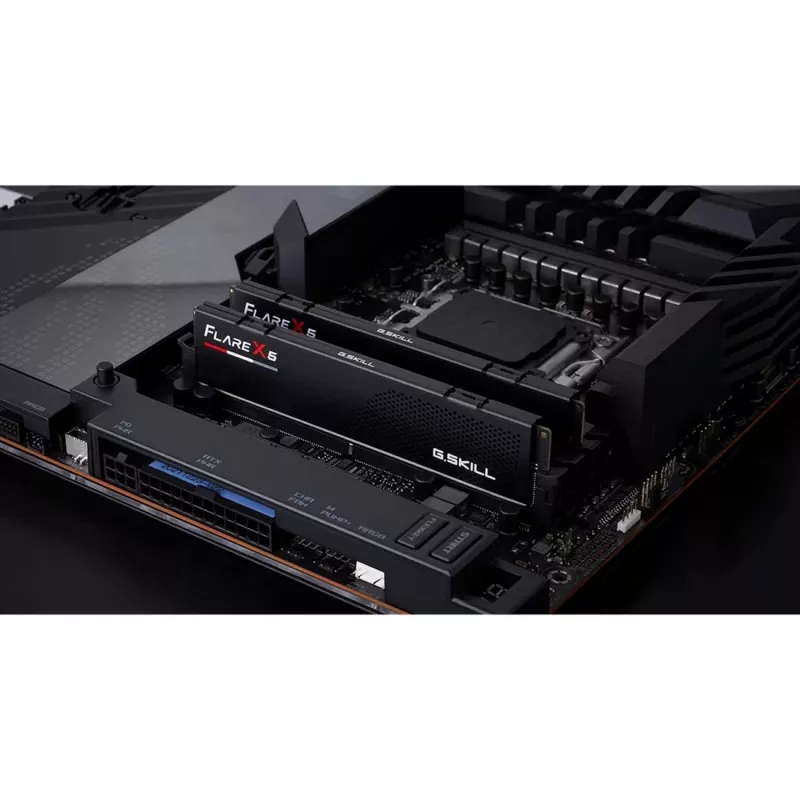 DIMM 32 GB DDR5-6400 (2x 16 GB) Dual-Kit, Arbeitsspeicher schwarz, F5-6400J3239G16GX2-FX5, Flare X5, AMD EXPO