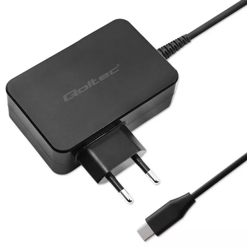 GaN toiteadapter QOLTEC 52387 90W 1x USB‑C 5–20V