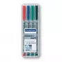 Marker Staedtler 312 WP4 Must Sinine Pruun Roheline Oranž Punane Violetne Kollane