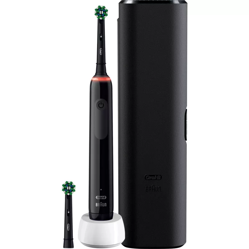 Oral-B Pro 3 3500 täiskasvanute pöörlev hambahari Must