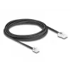 DeLOCK telefonikaabel RJ45-pistik, RJ11-pistik, must, 3 m