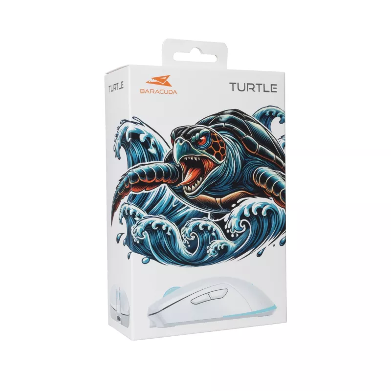 Baracuda BGM-122 Turtle valge hiir TURTLE-W