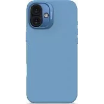 Silikoonist tagakaas Decoded iPhone 16 Plus jaoks, antimikroobne, helesinine