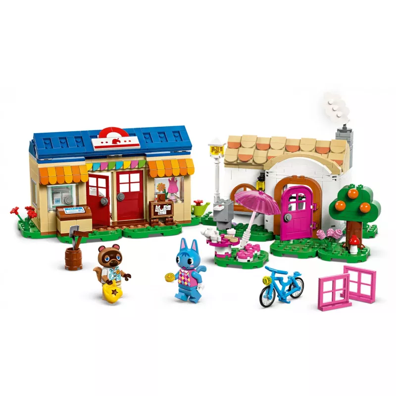 Konstruktsioonimänguasi LEGO 77050 Animal Crossing Nooki pood Sophie maja komplekt – modulaarne mängukomplekt