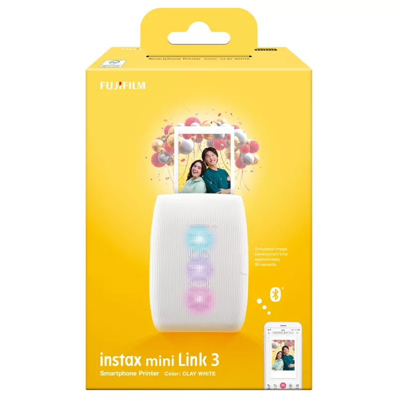 Fotoprinter Fujifilm Instax Mini Link 3 valge Bluetooth kaasaskantav kiirprinter nutitelefoni fotodele