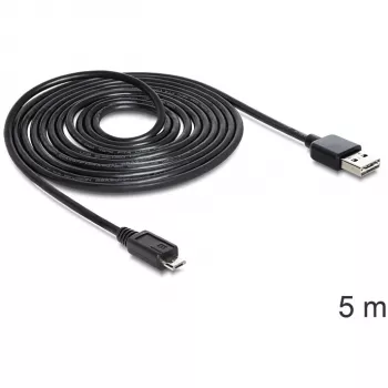 USB-kaabel DeLOCK EASY-USB 2.0-A Micro-B 5m