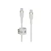 Belkin BOOSTCHARGE PRO Flex USB-kaabel 3 m USB 2.0 USB C Valge (CAB011BT3MWH)
