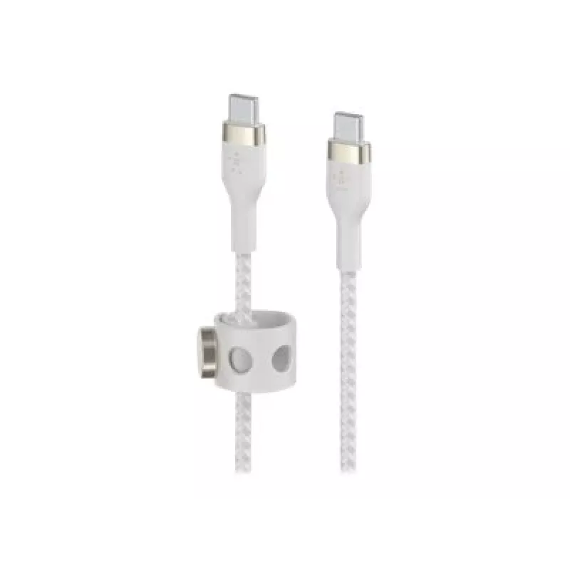 Belkin BOOSTCHARGE PRO Flex USB-kaabel 3 m USB 2.0 USB C Valge (CAB011BT3MWH)