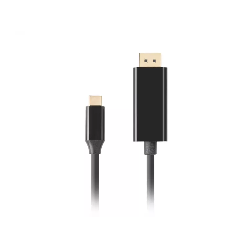 LANBERG CA-CMDP-10CU-0030-BK videokaabli adapter, 3 m, USB USB-C DisplayPortile, 4K@60Hz/144Hz tugi