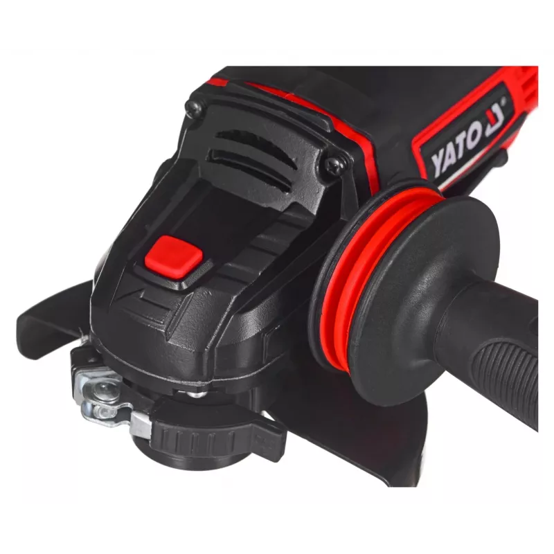 Nurklihvija YATO YT-82826, 18V Li-Ion 2Ah, 125 mm ketas, 10000 p/min, M14 keere, tööriistavaba reguleeritav kaitse