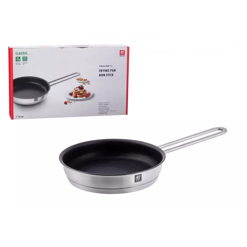 Mitmeotstarbeline pann ZWILLING Pico Round 16 cm, roostevaba teras, mittenakkuv, ahju- ja nõudepesumasinakindel