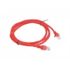 Võrgukaabel LANBERG Cat.5e UTP 1,5 m, punane, CCA juht, 26 AWG, 100 MHz