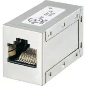 Ethernet RJ45 Adapter Renkforce CAT 5e 1x Socket 1x RJ45 Valge