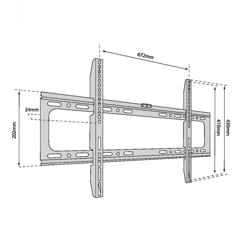 Seinakinnitus TV-le TB-750 kuni 80 tolli 60 kg max VESA 600x400