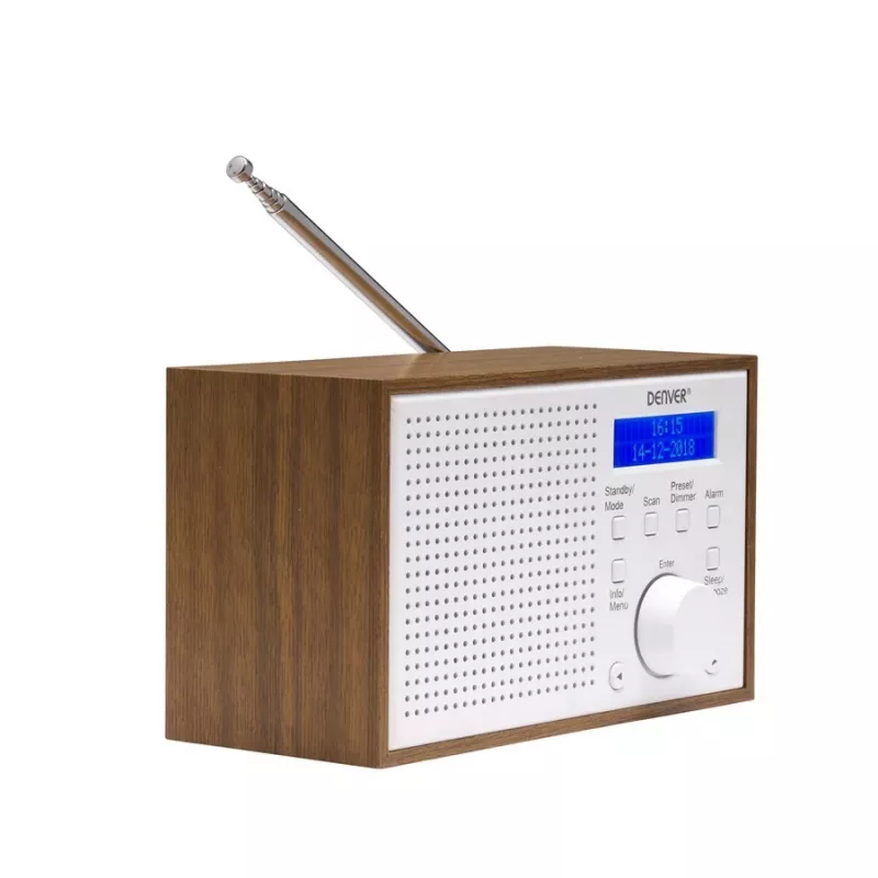 Raadio Denver DAB-46Valge Internet Analoog- ja Digitaalraadio