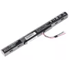 Aku roheline Cell AC51 Acer Aspire E15/E17 jaoks — Li-Ion 14,8 V 2200 mAh 4-elemendiline, must