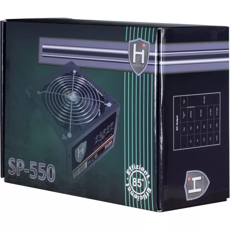 Toiteplokk Inter-Tech HIPOWER SP-550 550 W