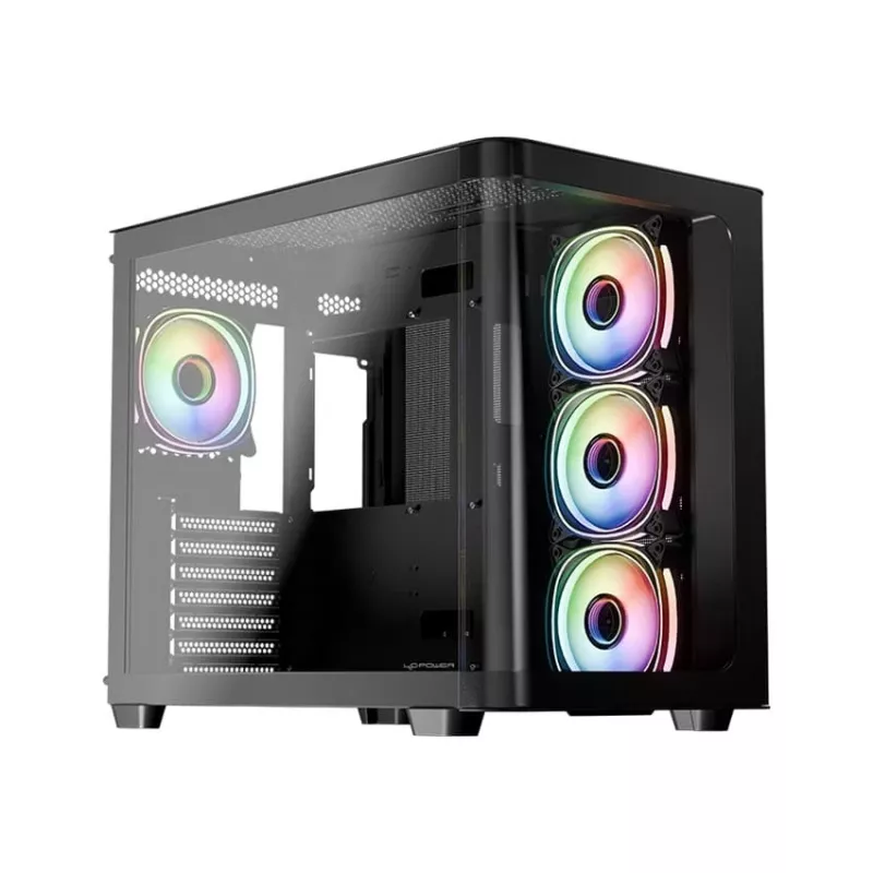Arvutikorpus LC-Power LC-8001B-ON Midi Tower Must