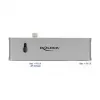Dokkijaam DeLOCK Dual USB USB-C, HDMI, USB 3.2, SD, PD 3.0