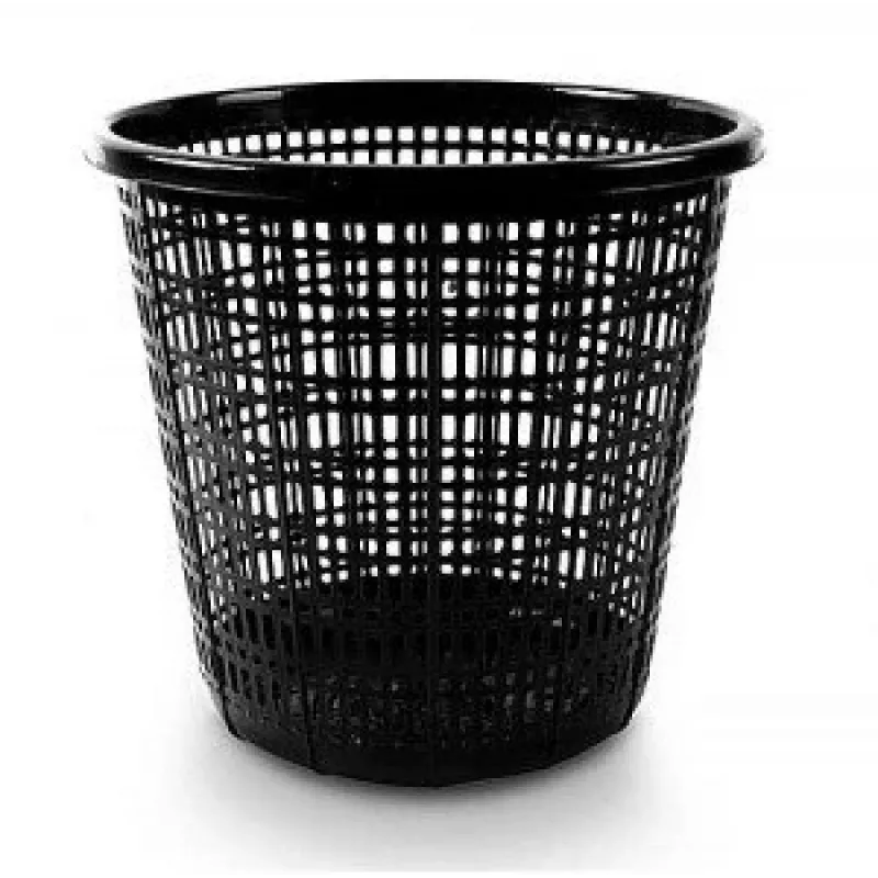 Prügikast 10 l, must, plastik