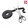 LABEL THE CABLE LTC PRO Rullrihm, kahepoolne takjapaelarull, 25 m must