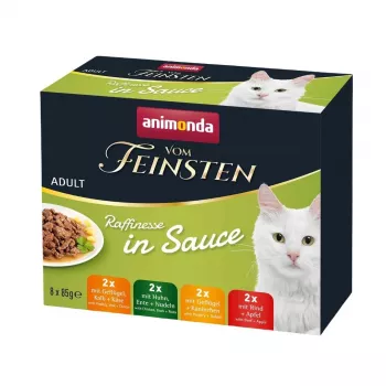 Märg kassitoit animonda Vom Feinsten täiskasvanud 8×85 g kotikesed teraviljavaba sojavaba ilma kunstlike värvaineteta