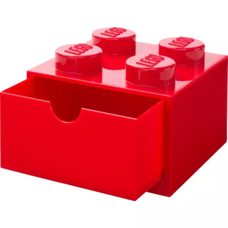 LEGO lauasahtel 4, punane hoiukast, naastudega