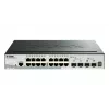 D-Link 52-pordiline Gigabit virnastatav POE nutihalduslüliti, sealhulgas 4 x 10G SFP+