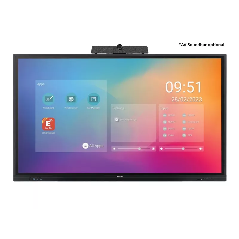 Digitaalne infokuva Sharp PN-LC752 75-tolline LCD 4K Ultra HD 3840 x 2160