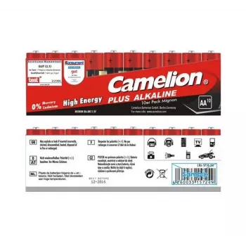 Ühekordne patarei CAMELION LR6-SP10 AA aluseline 1,5 V, 10 tk, 49,8 mm x 1,41 cm, igaüks 24 g