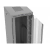 Rack cabinet LANBERG FF01-8047-12SL 47U 800x1000 mm hall, esi- ja tagaklaasukste ning LCD-paneeli ruumiga