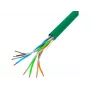 Võrgukaabel LANBERG LCU5-10CC-0305-G U/UTP Cat5e 305 m Roheline, 24 AWG, CCA, PVC-kestaga