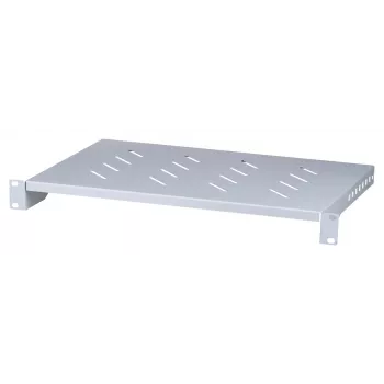 Rack shelf LANBERG AK-1004-S — 1U 19 inch hall, 483 mm width, 300 mm depth, 25 kg capacity