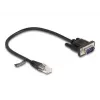 Võrgukaabel DeLOCK 88008 Must 0,3 m RJ-45
