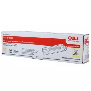 OKI toner kollane C810 ja C830 jaoks 8000 lehekülge