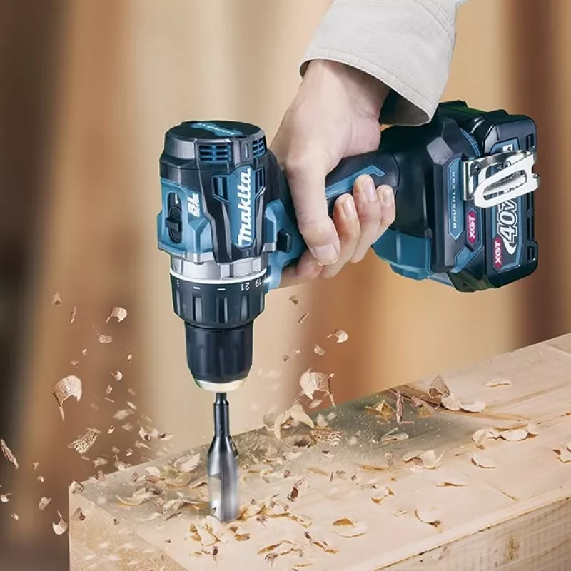 Makita DF002GZ - Puur/kruvikeeraja - Juhtmeta - 2 kiirust - Padrunivõti 13 mm - 64 N·m - 164 mm - Ilma akuta - 40 V (DF002GZ)