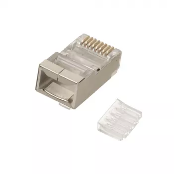 Extralink CAT6 FTP RJ45 pistik 8P8C isane/emane läbipaistev