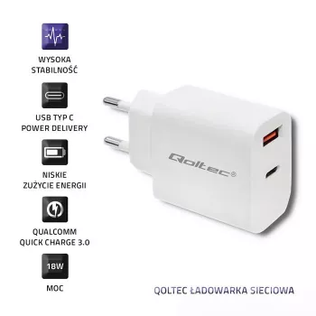 Toiteadapter Qoltec 51714